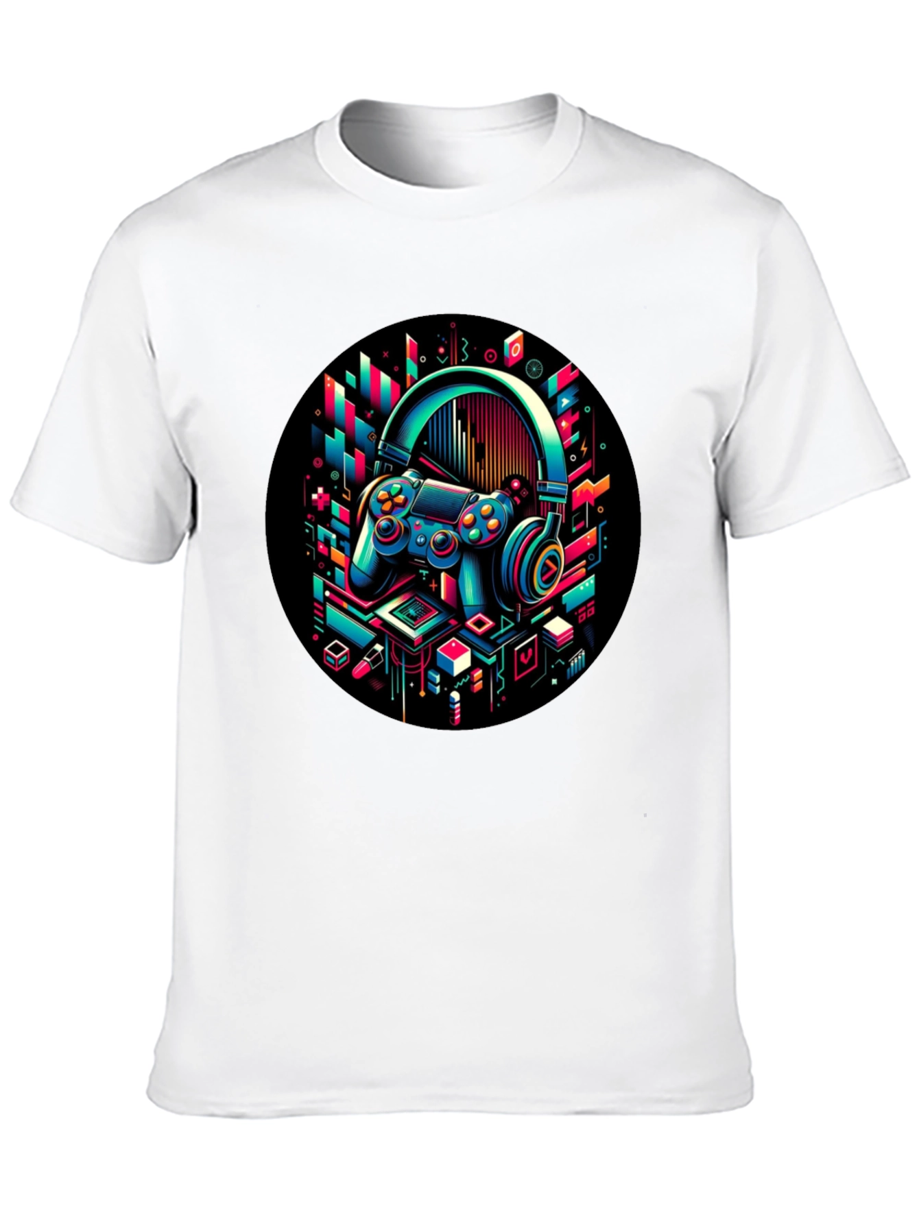 Gaming Headset T-Shirt - Stylish Gamer Tee