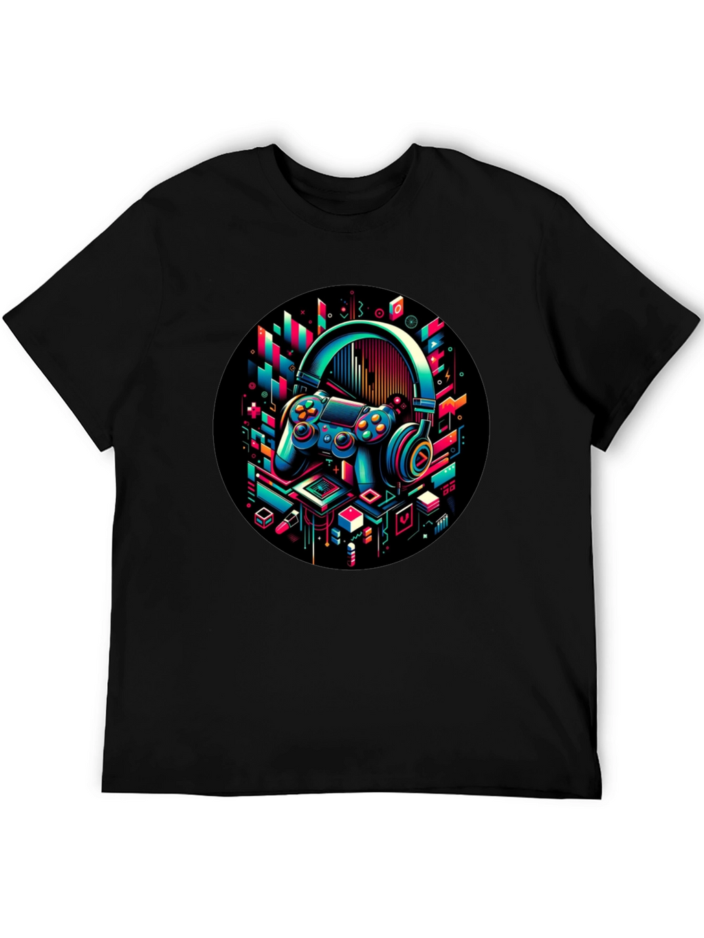 Gaming Headset T-Shirt - Stylish Gamer Tee