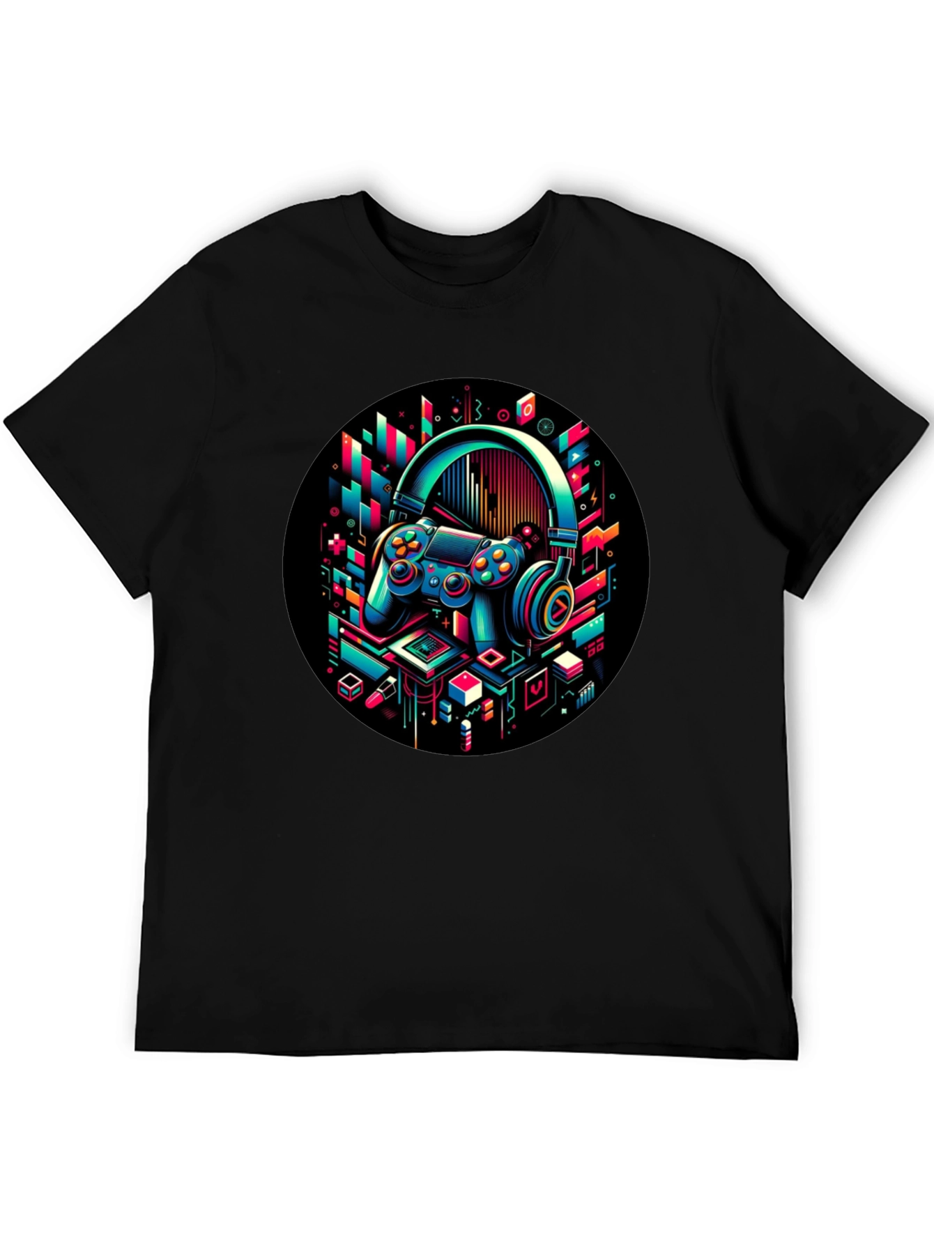 Gaming Headset T-Shirt - Stylish Gamer Tee