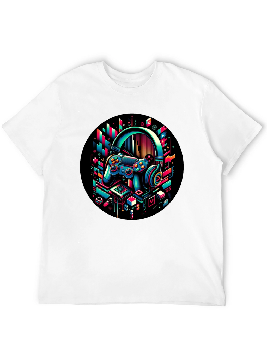 Gaming Headset T-Shirt - Stylish Gamer Tee