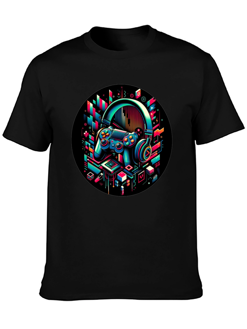 Gaming Headset T-Shirt - Stylish Gamer Tee