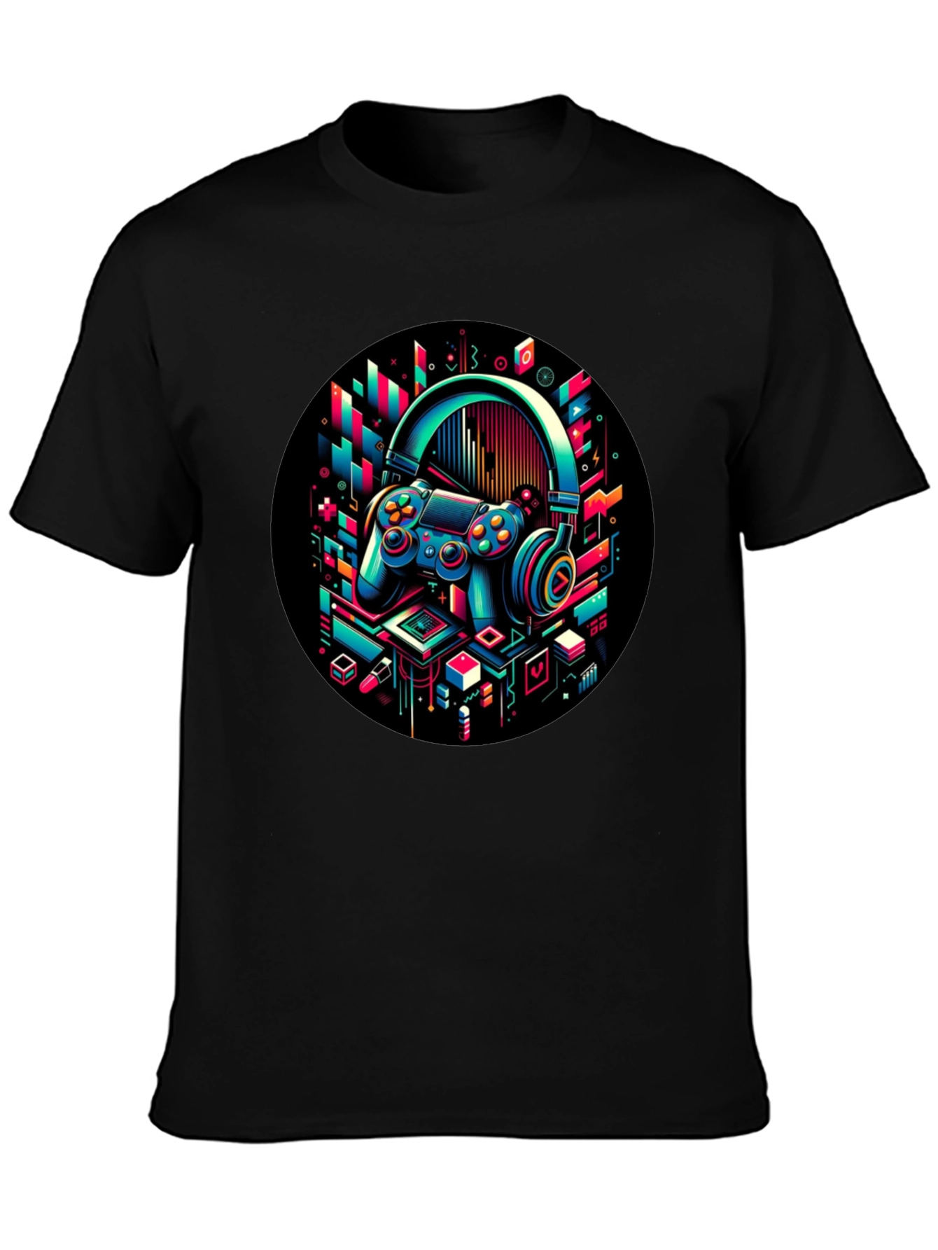 Gaming Headset T-Shirt - Stylish Gamer Tee
