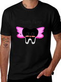 Tooth Fairy Graphic Tee - Black Cotton Shirt
