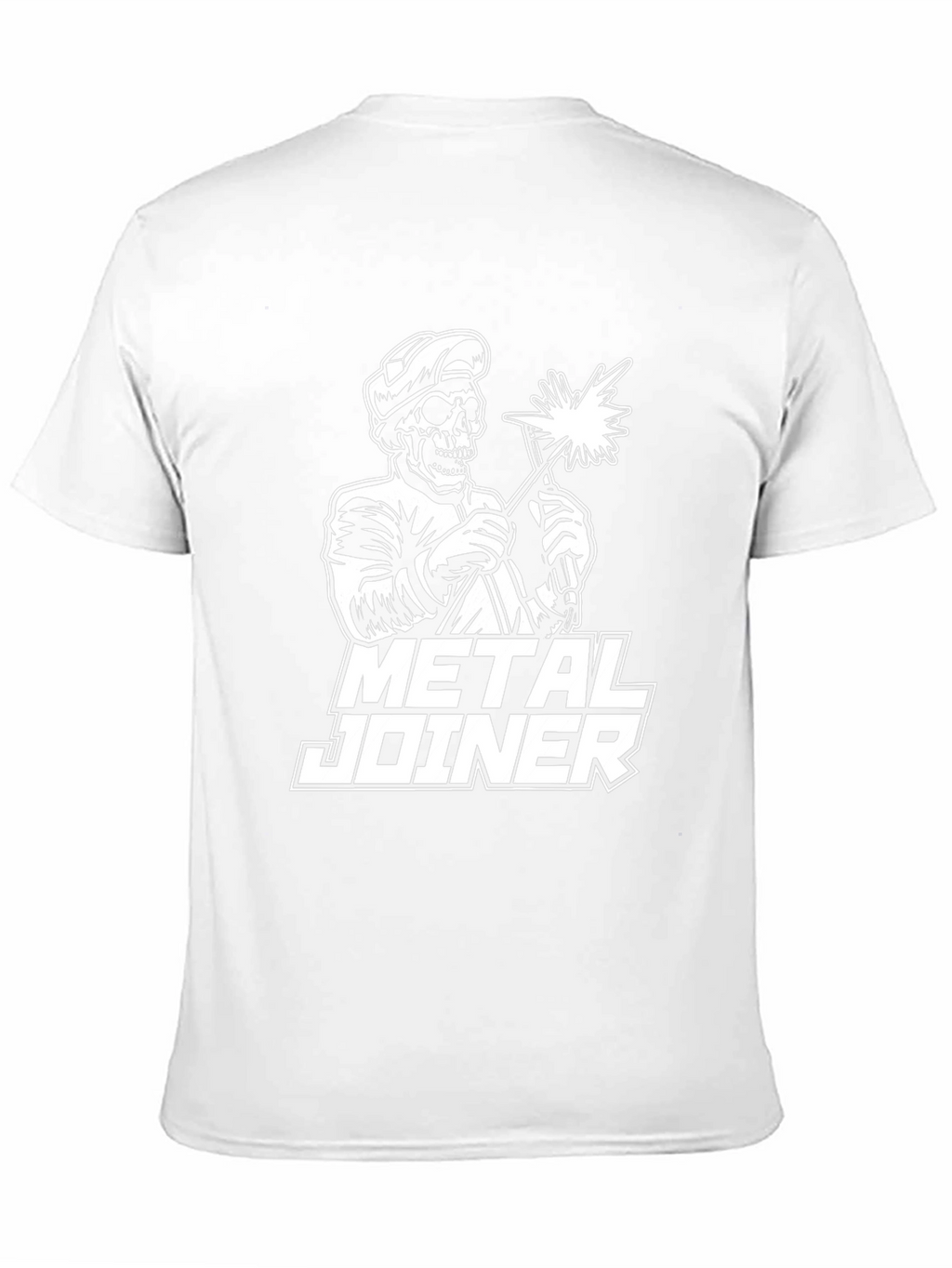 Metal Joiner Skeleton Welder Black T-Shirt