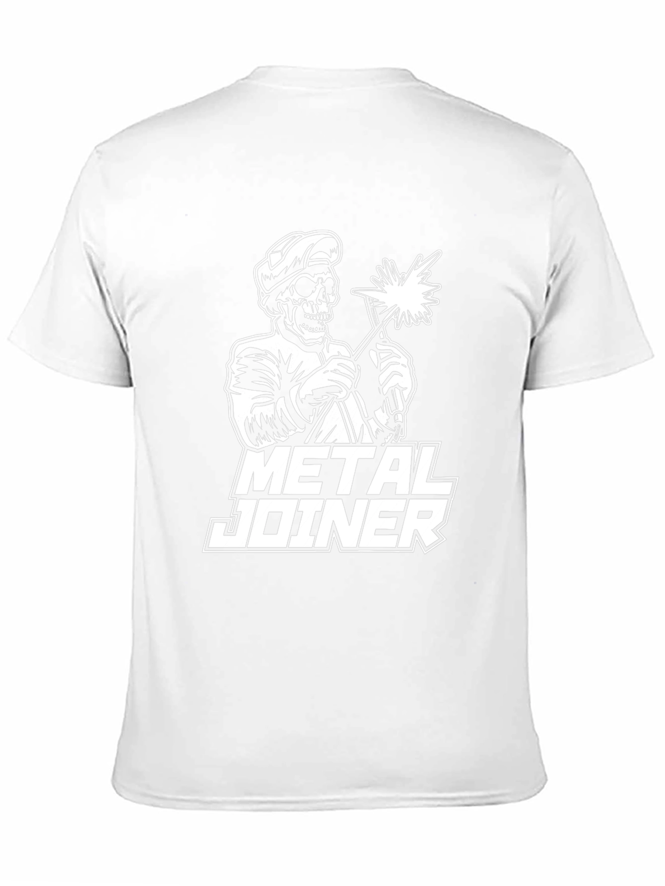 Metal Joiner Skeleton Welder Black T-Shirt