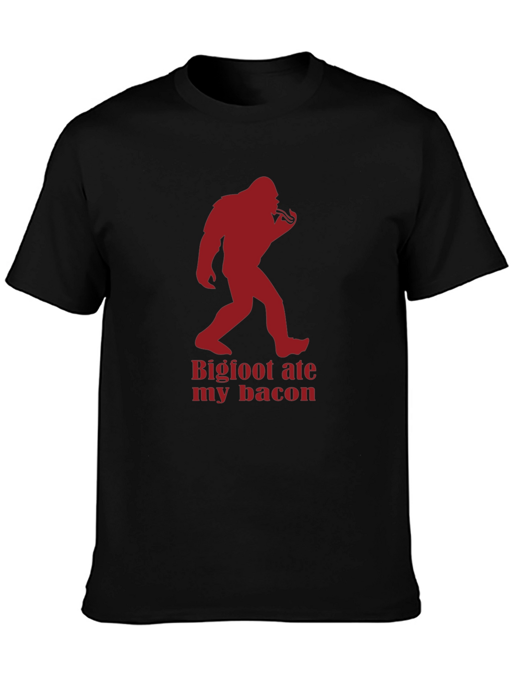 Bigfoot Ate My Bacon Graphic Tee
