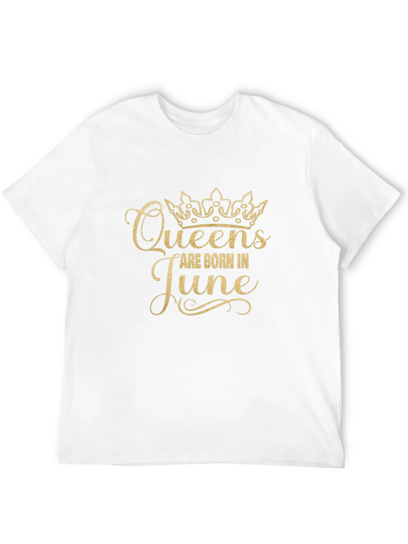 Queens Born in June Black T-Shirt