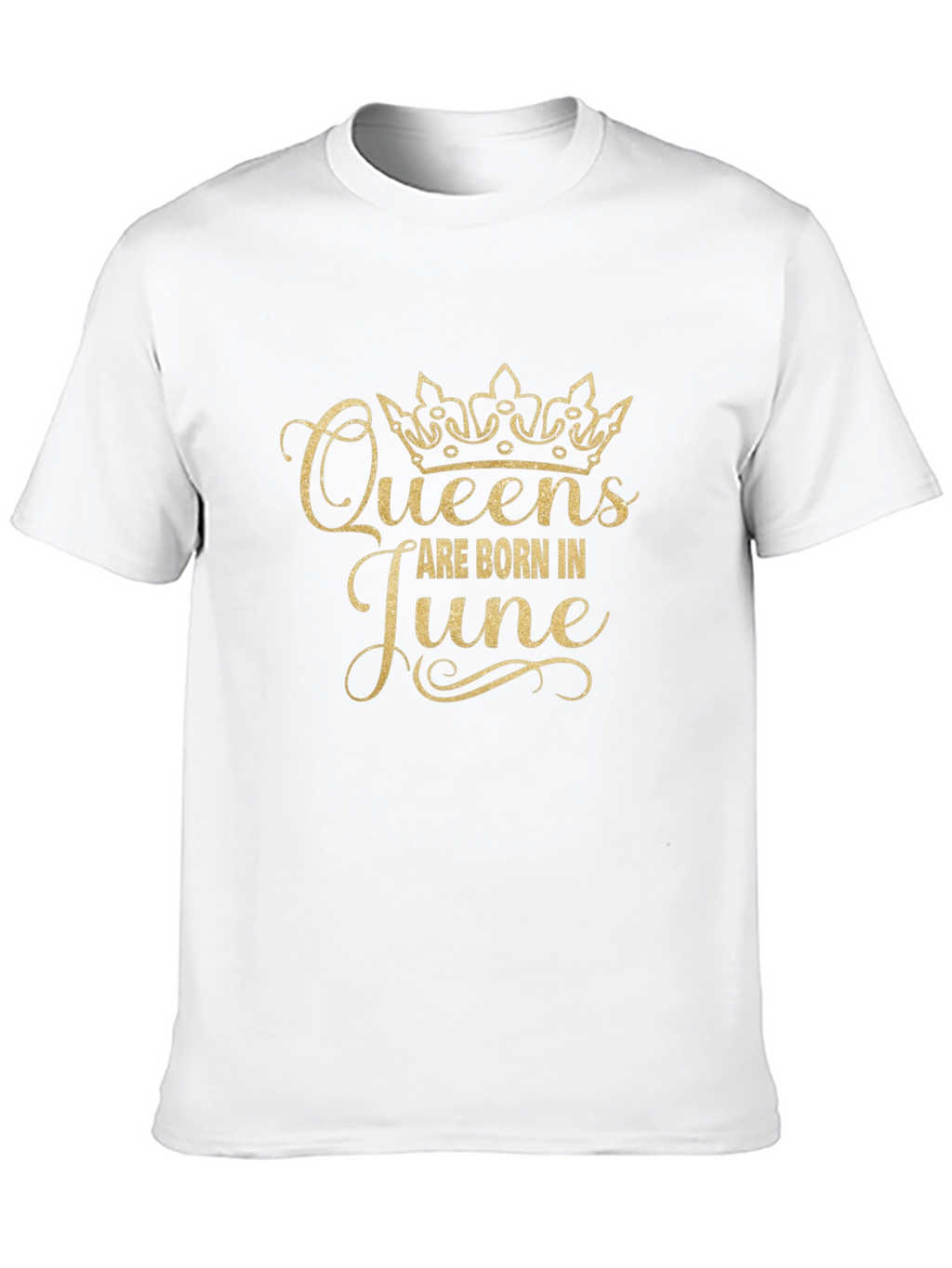 Queens Born in June Black T-Shirt