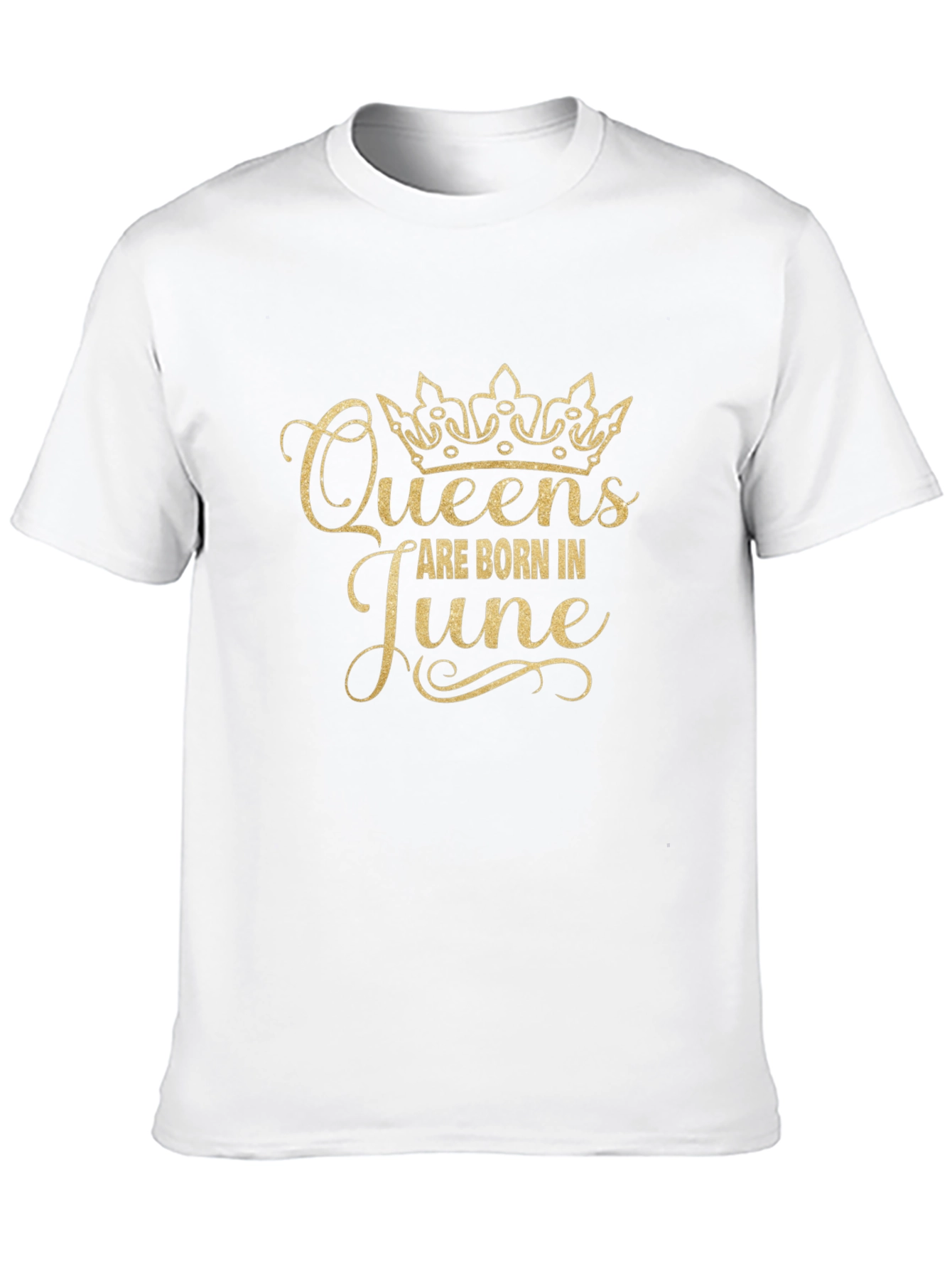 Queens Born in June Black T-Shirt