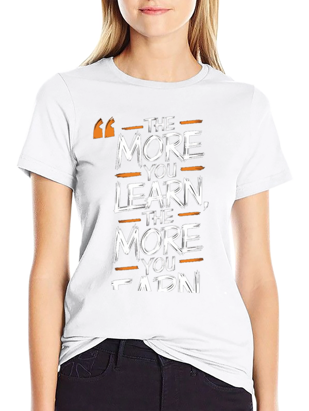 The More You Learn Graphic Tee