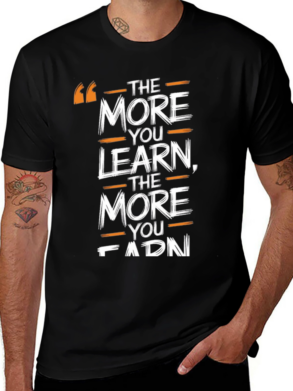 The More You Learn Graphic Tee