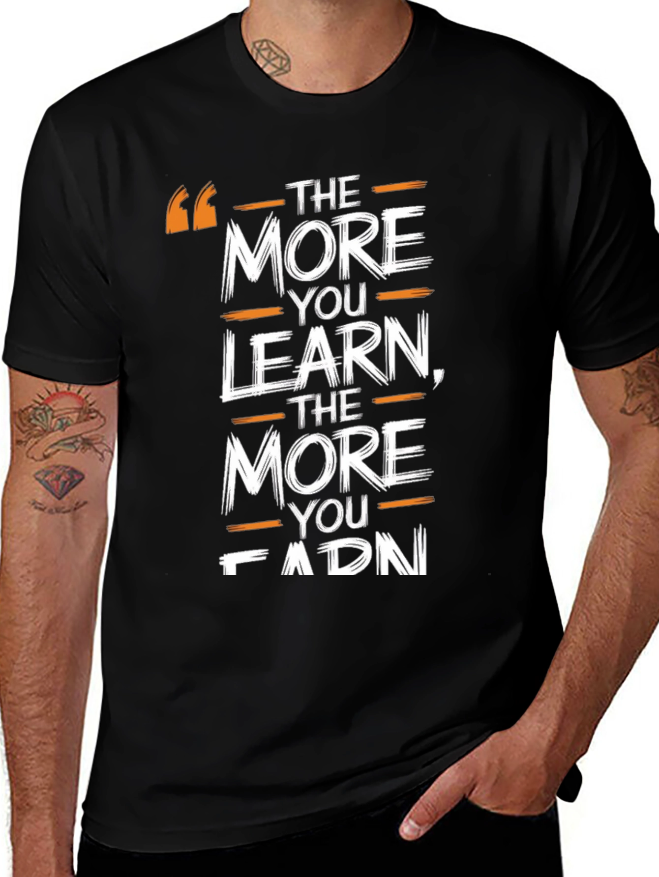 The More You Learn Graphic Tee