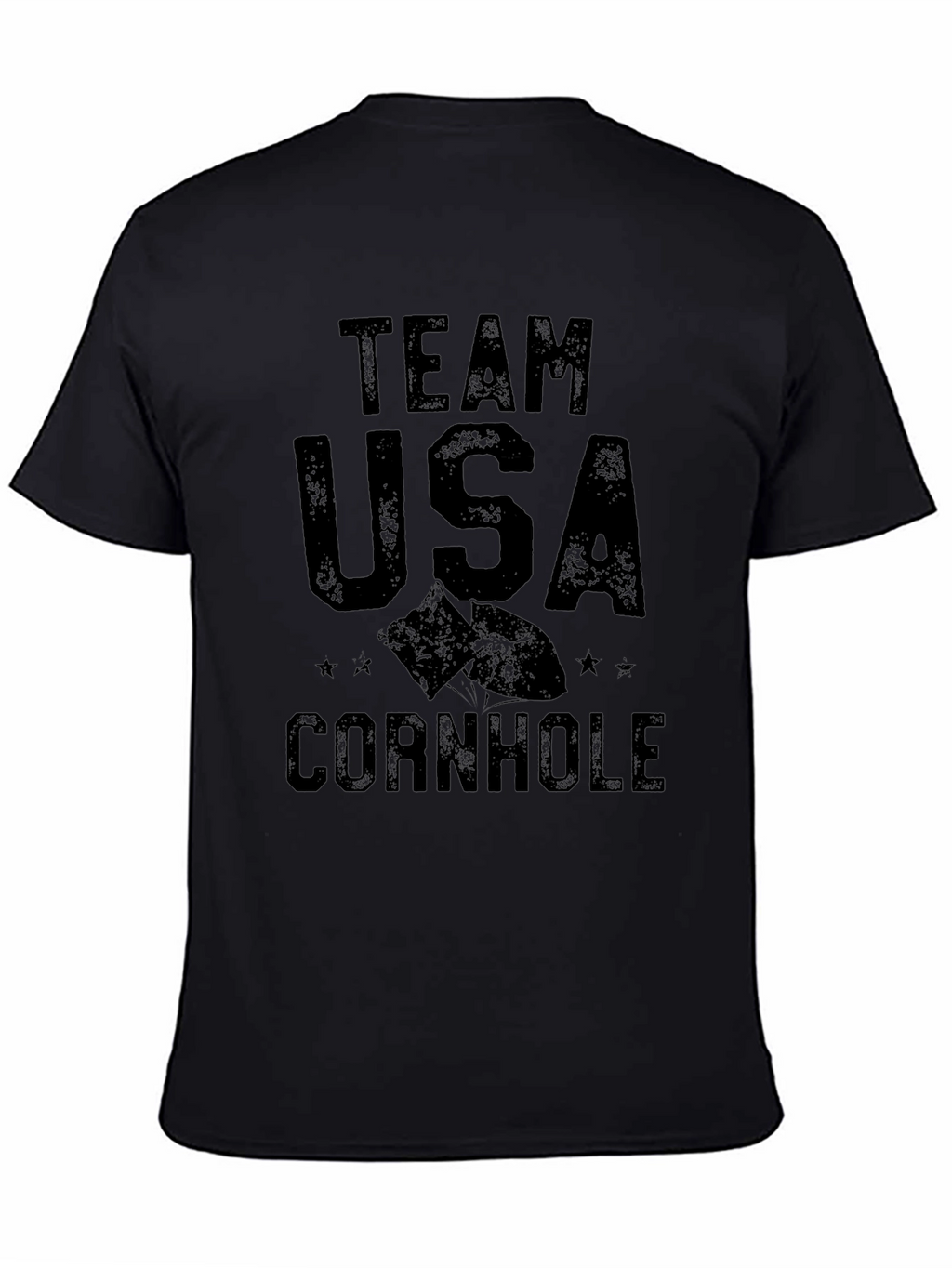 Team USA Cornhole T-Shirt - Black