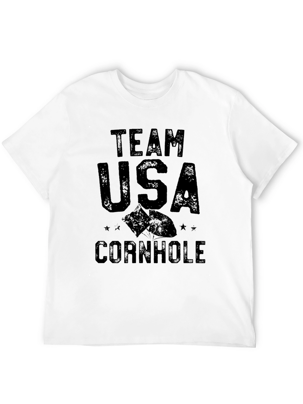 Team USA Cornhole T-Shirt - Black