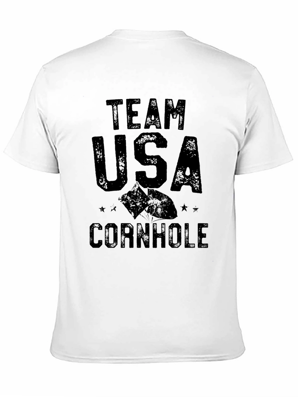 Team USA Cornhole T-Shirt - Black