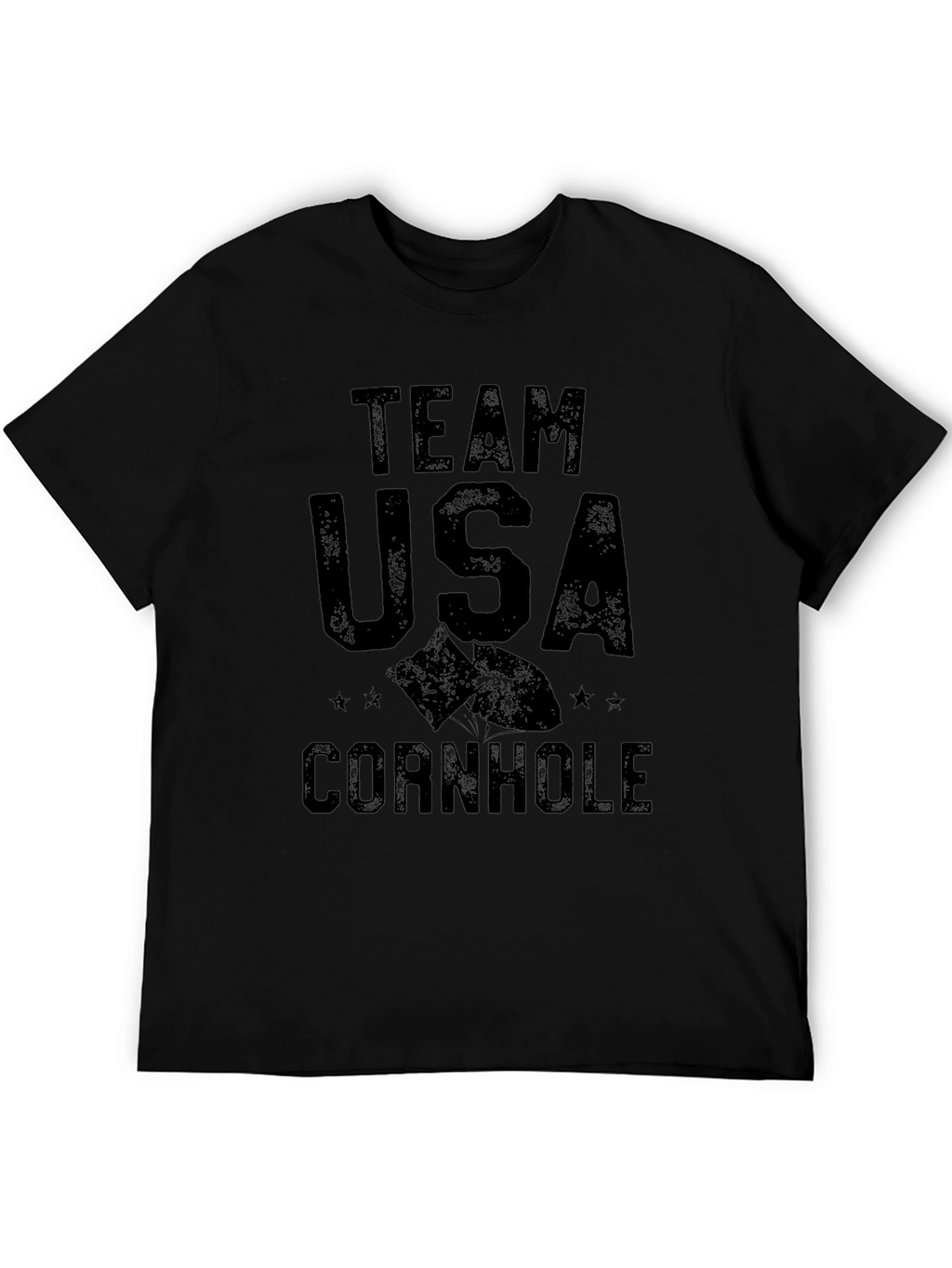 Team USA Cornhole T-Shirt - Black