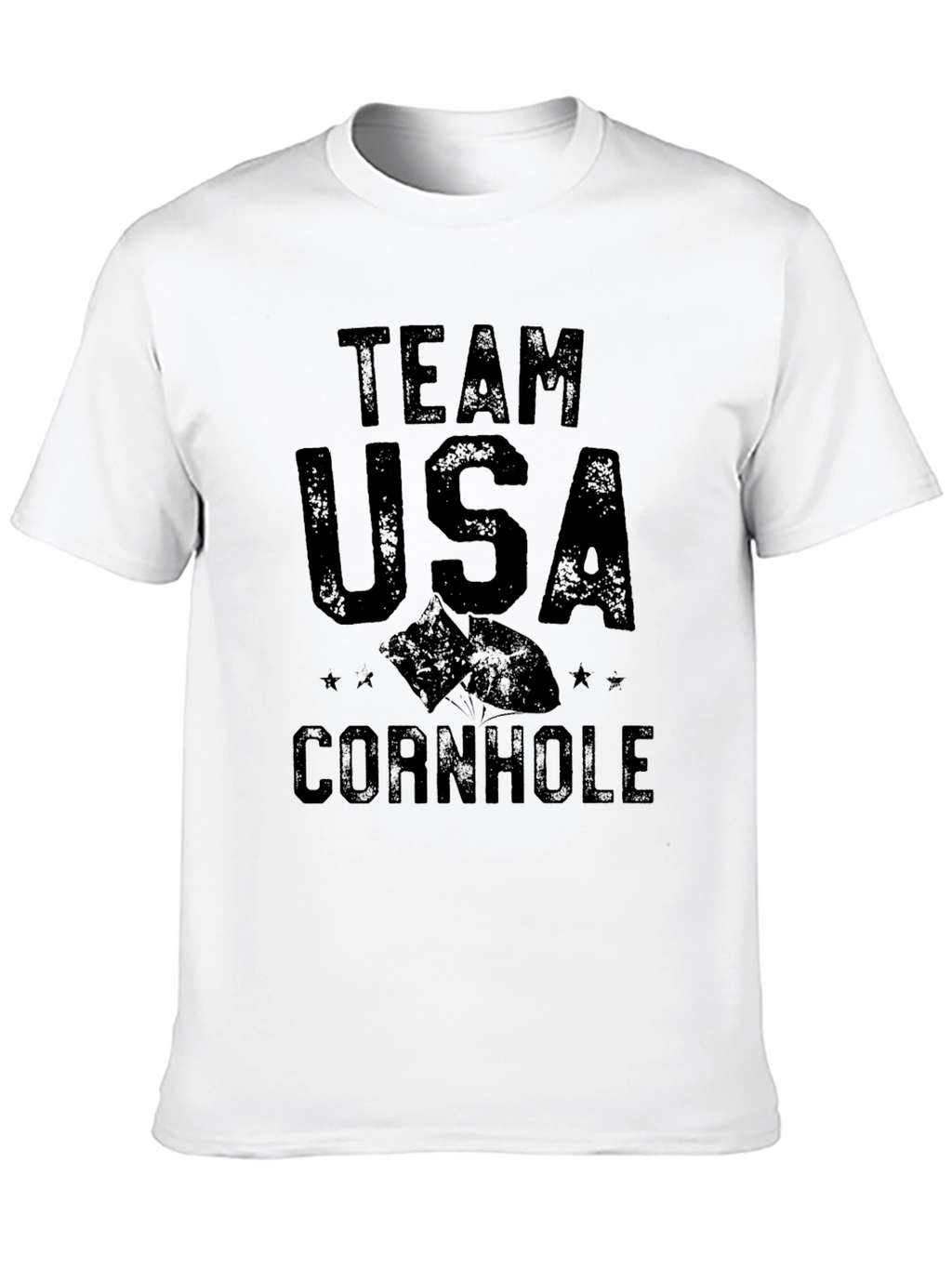 Team USA Cornhole T-Shirt - Black