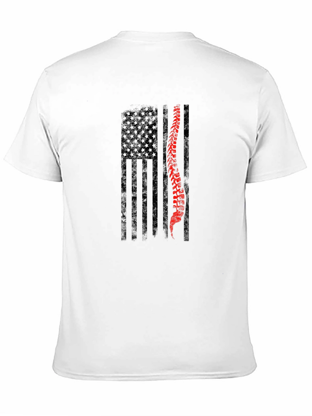 Chiropractor Flag T-Shirt - Spine Alignment Tee