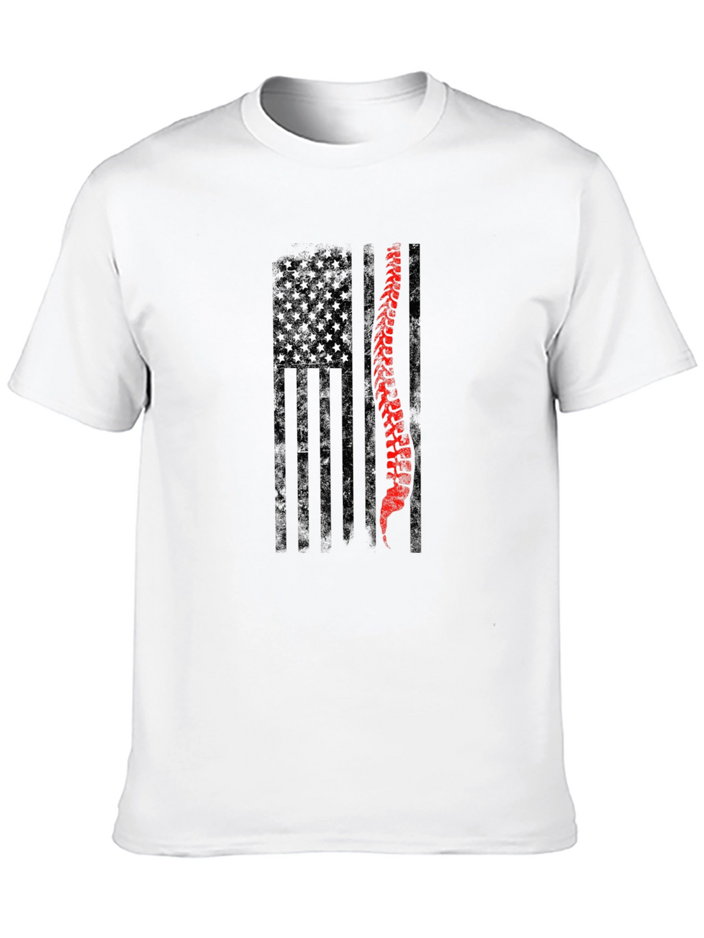 Chiropractor Flag T-Shirt - Spine Alignment Tee