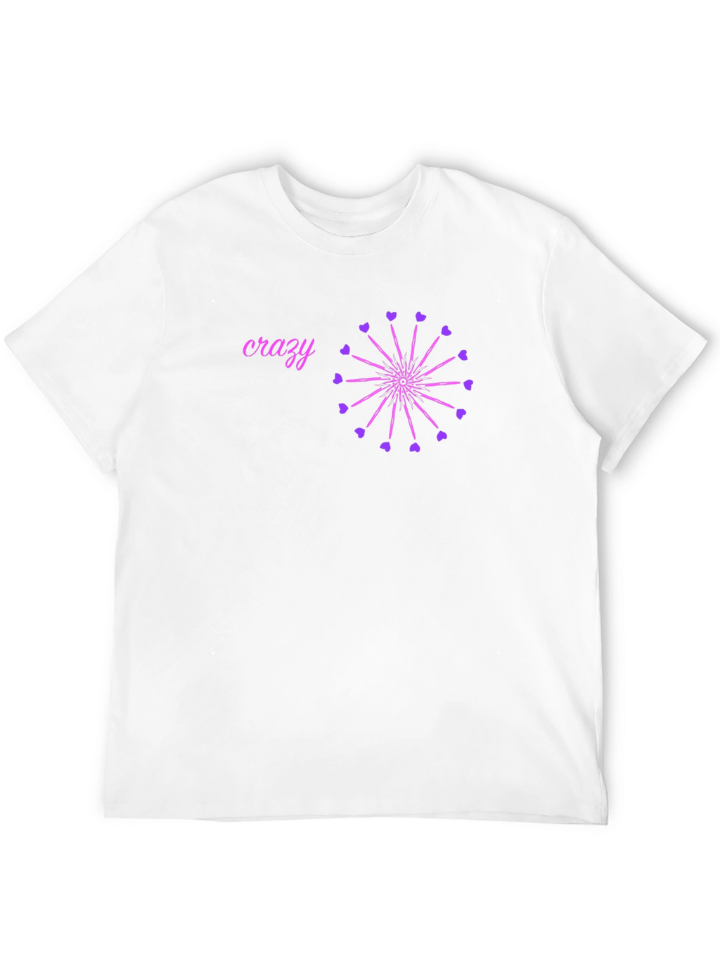 Crazy Heart Wheel T-Shirt