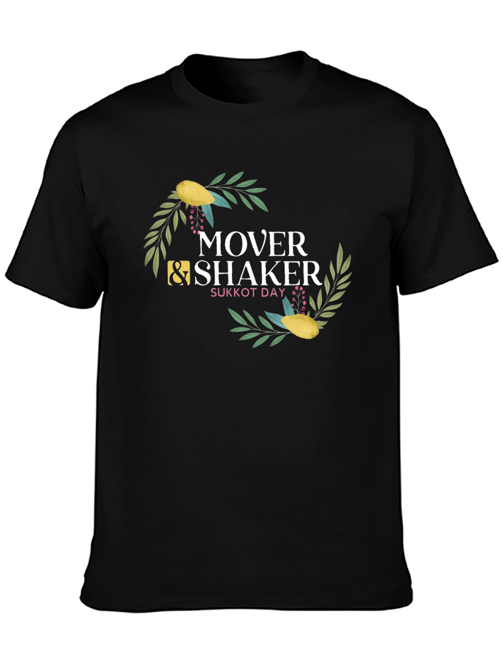 Mover & Shaker Sukkot Day Black Tee