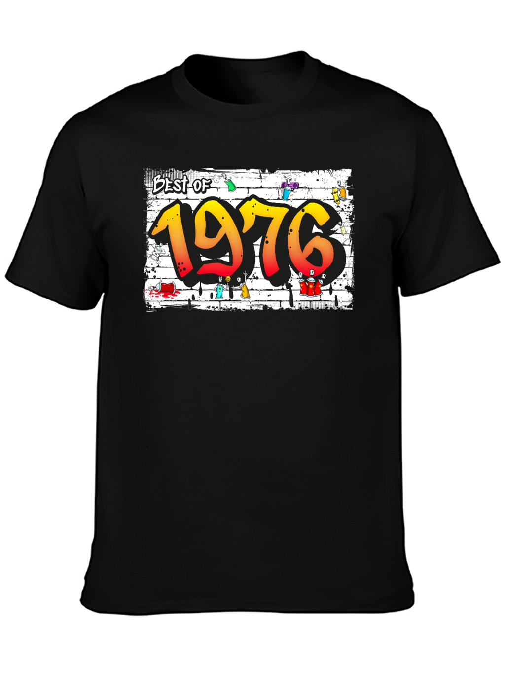 Best of 1976 T-Shirt Graffiti Style Tee