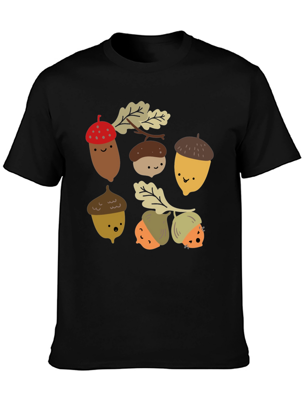 Cute Acorn Cartoon T-Shirt