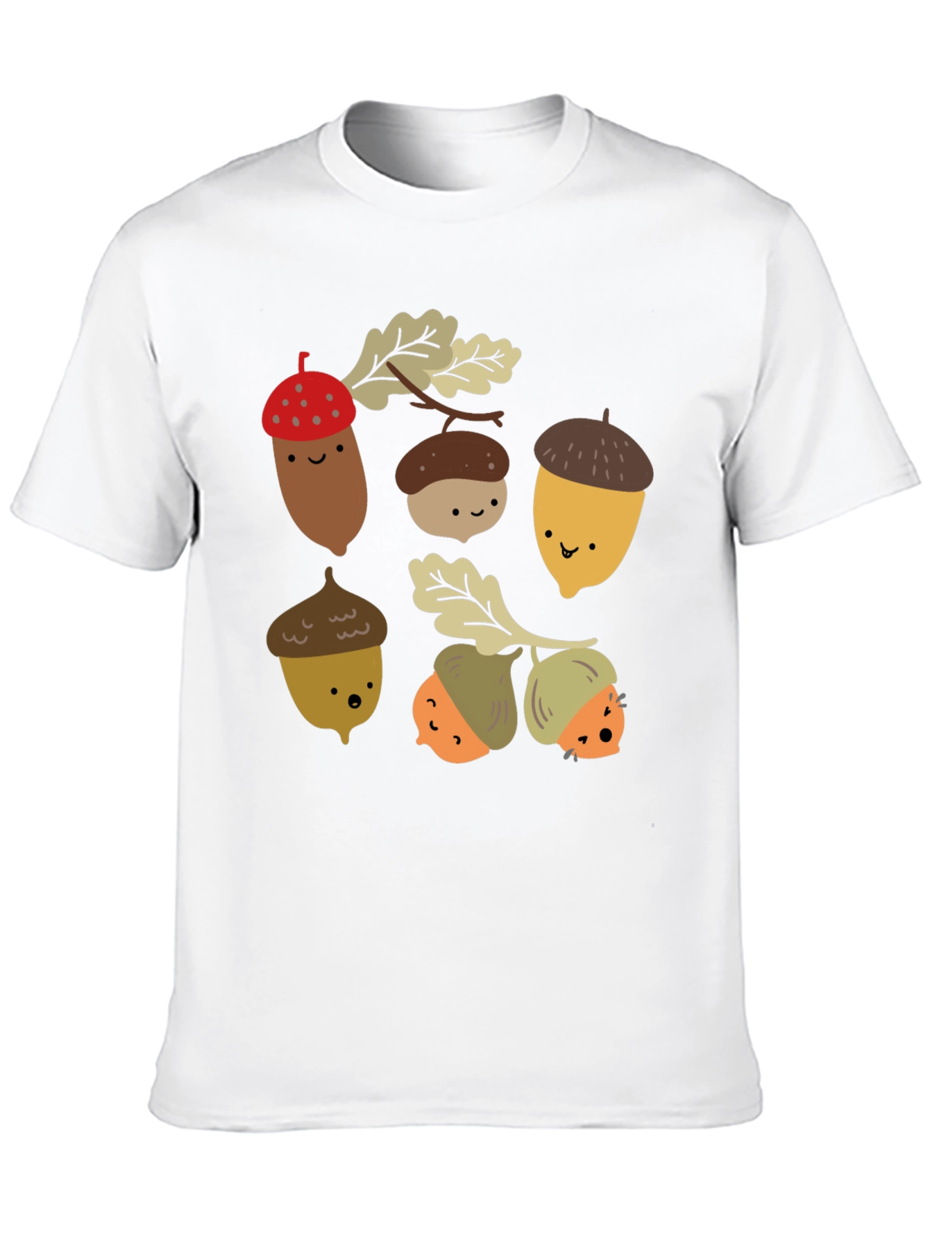 Cute Acorn Cartoon T-Shirt