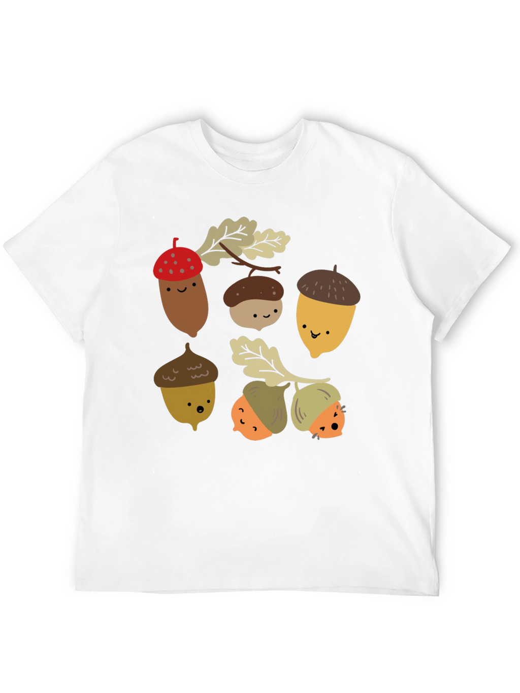 Cute Acorn Cartoon T-Shirt