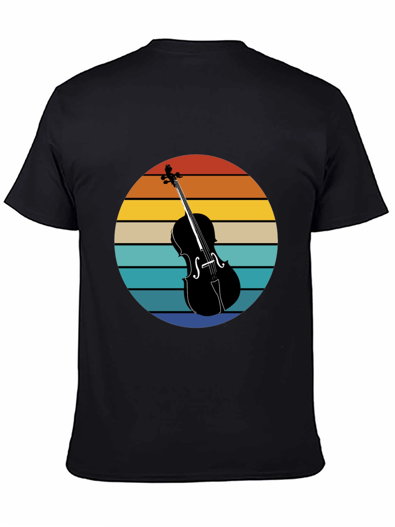 Vintage Sunset Cello Graphic Tee
