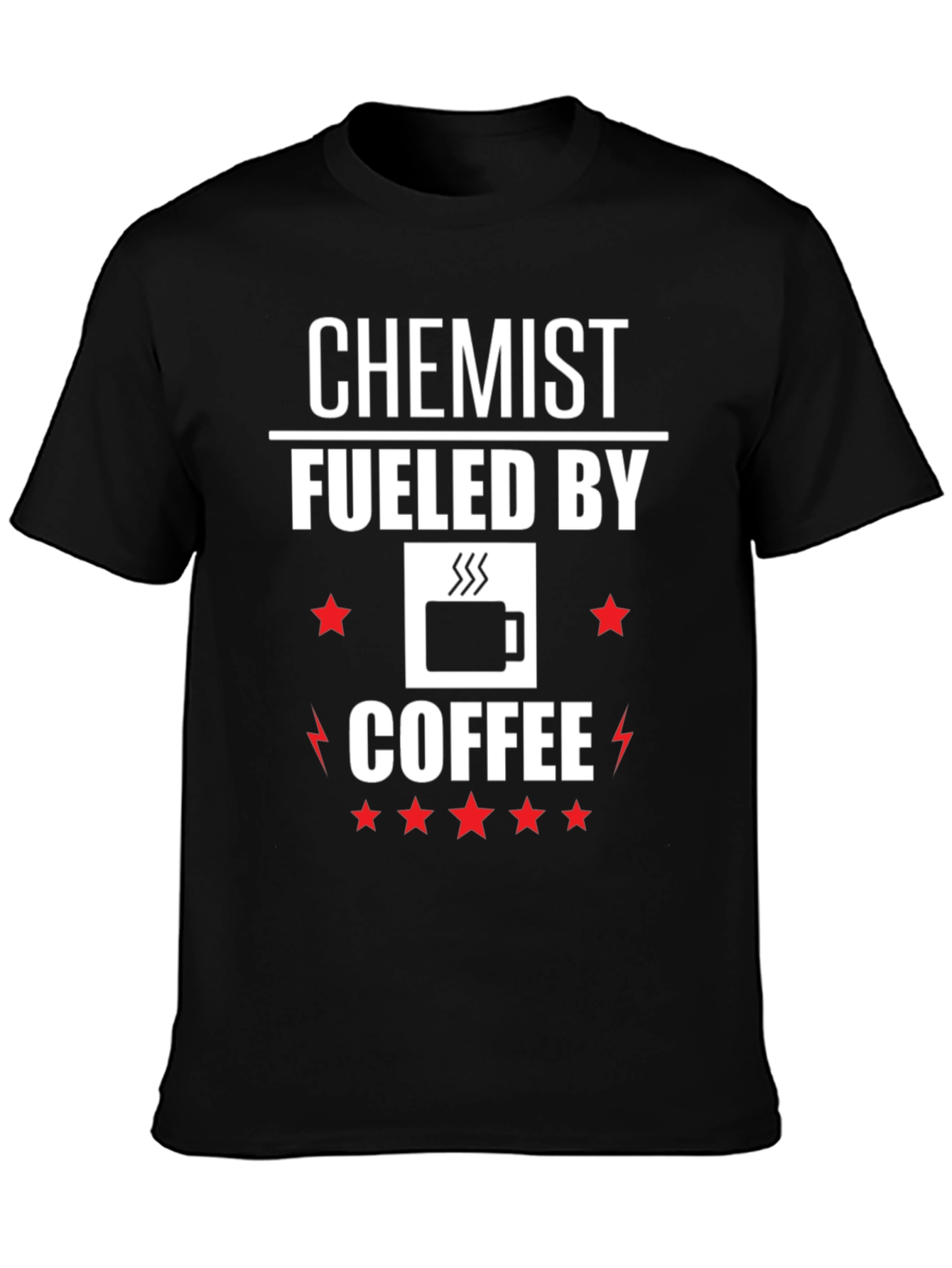 Chemist Fueled By Coffee Graphic Tee