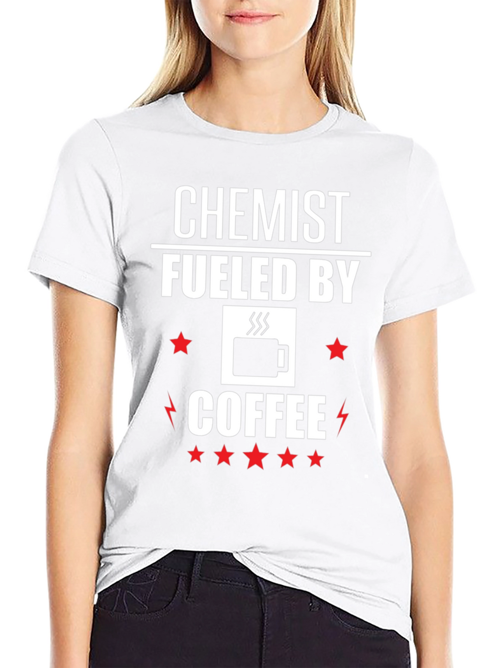 Chemist Fueled By Coffee Graphic Tee