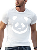 Panda Graphic T-Shirt - Stylish Crew Neck Tee