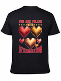 Pixel Heart Determination Graphic T-Shirt