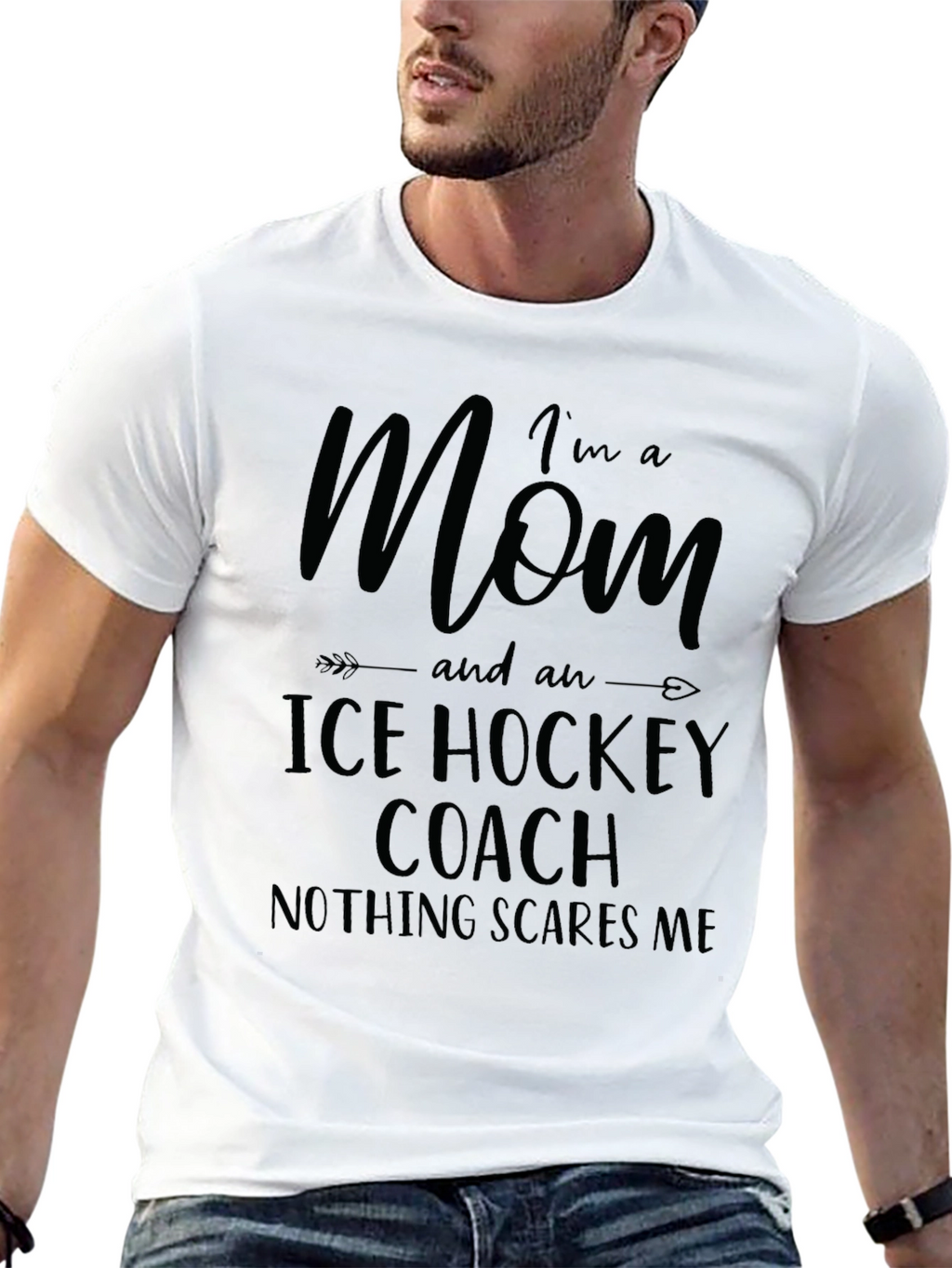 Im A Mom and an Ice Hockey Coach T-Shirt