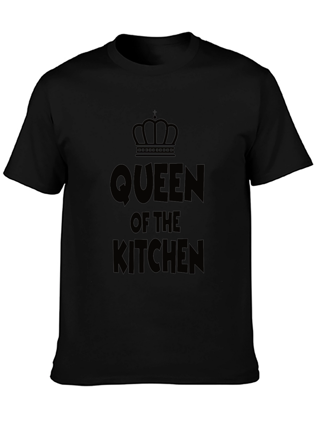 Queen of the Kitchen Black T-Shirt
