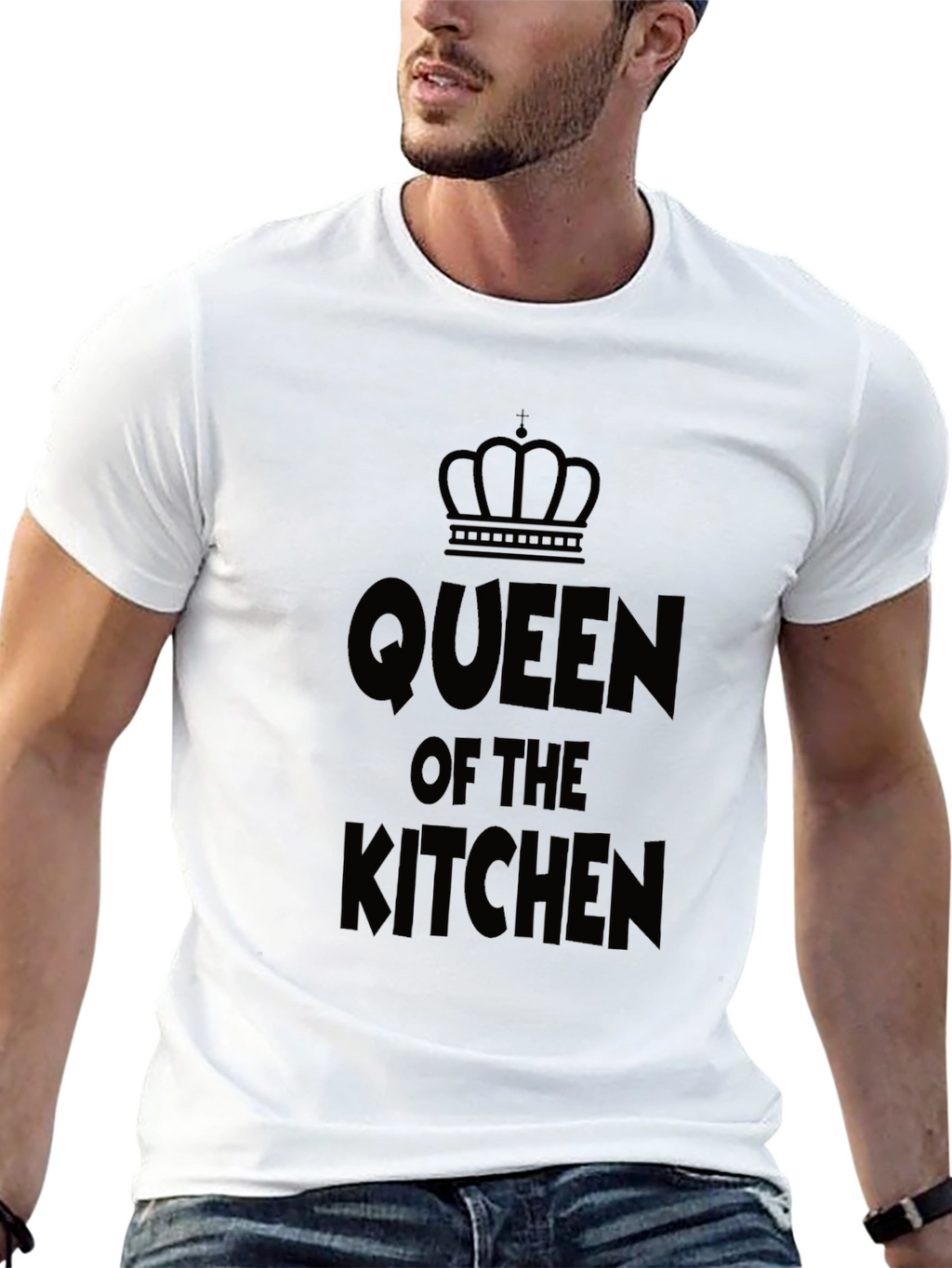 Queen of the Kitchen Black T-Shirt