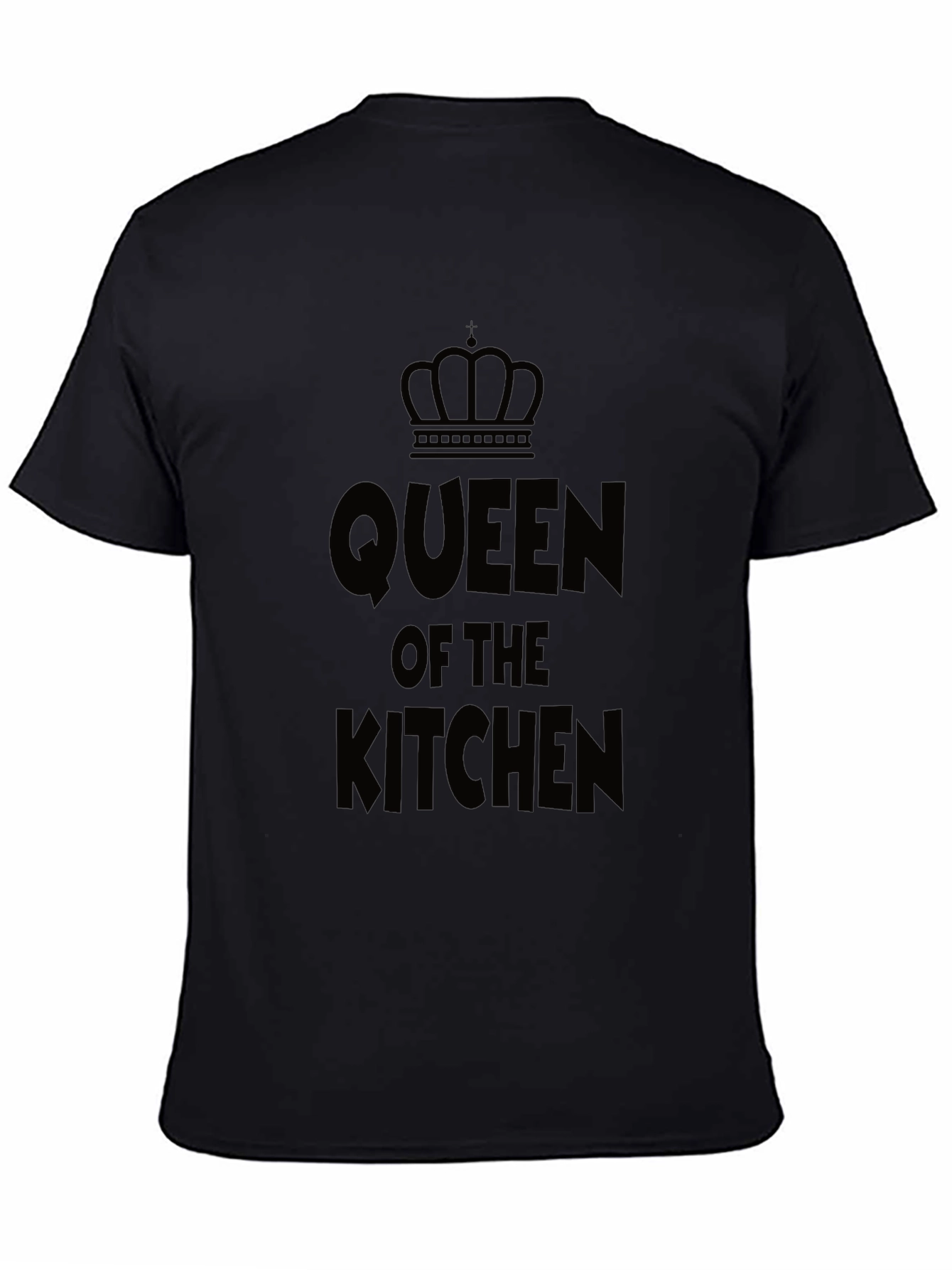 Queen of the Kitchen Black T-Shirt