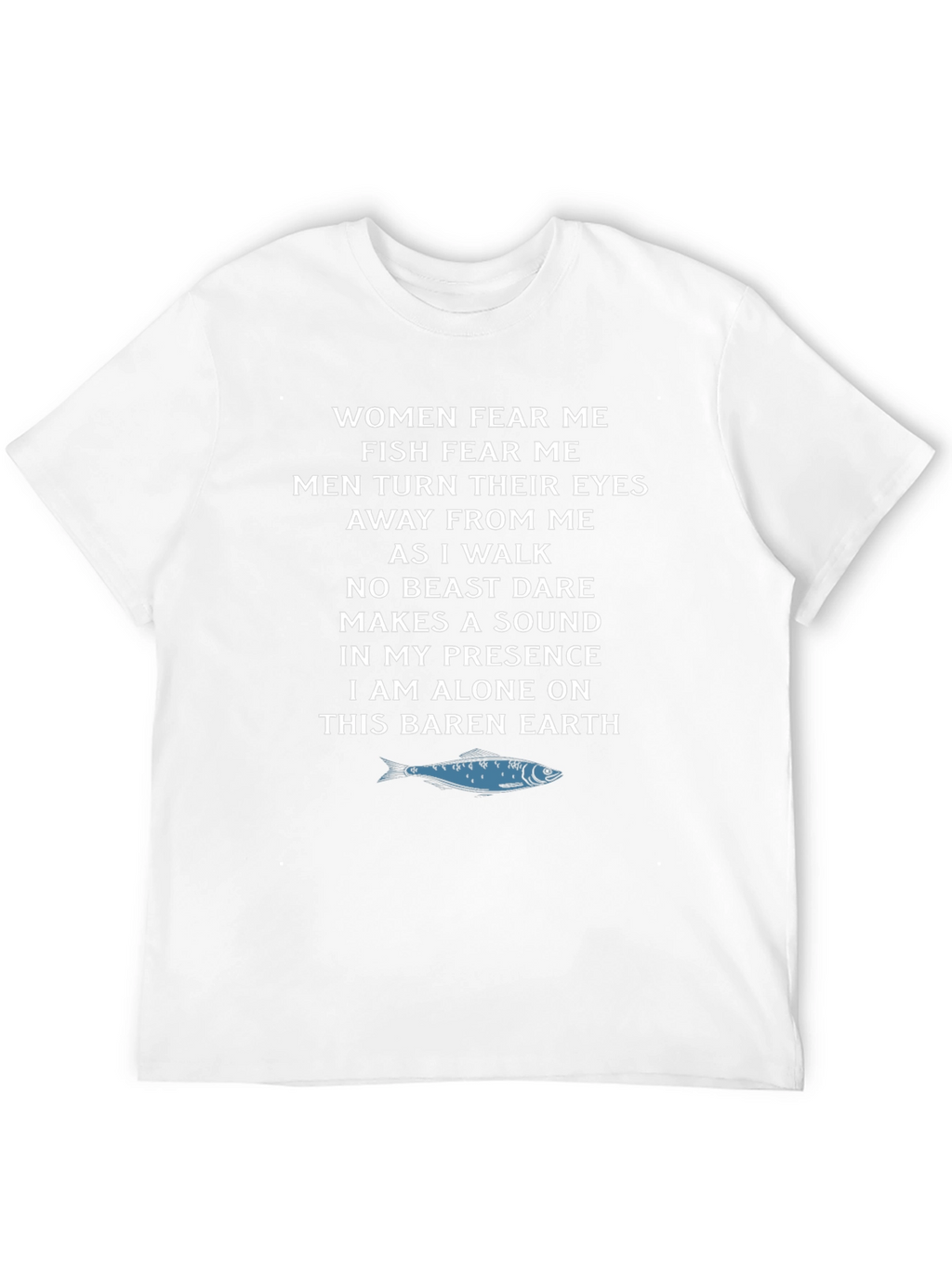Fear Me Graphic Tee - Sardine T-Shirt