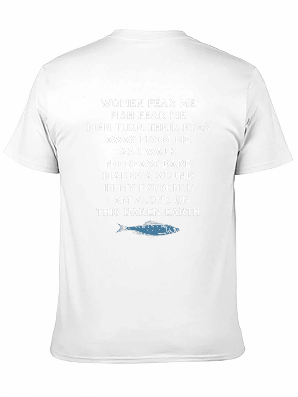 Fear Me Graphic Tee - Sardine T-Shirt