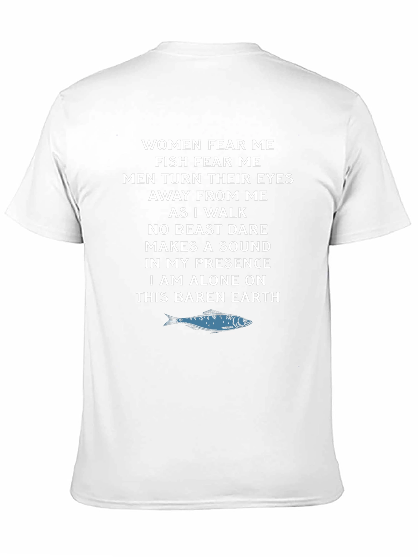 Fear Me Graphic Tee - Sardine T-Shirt