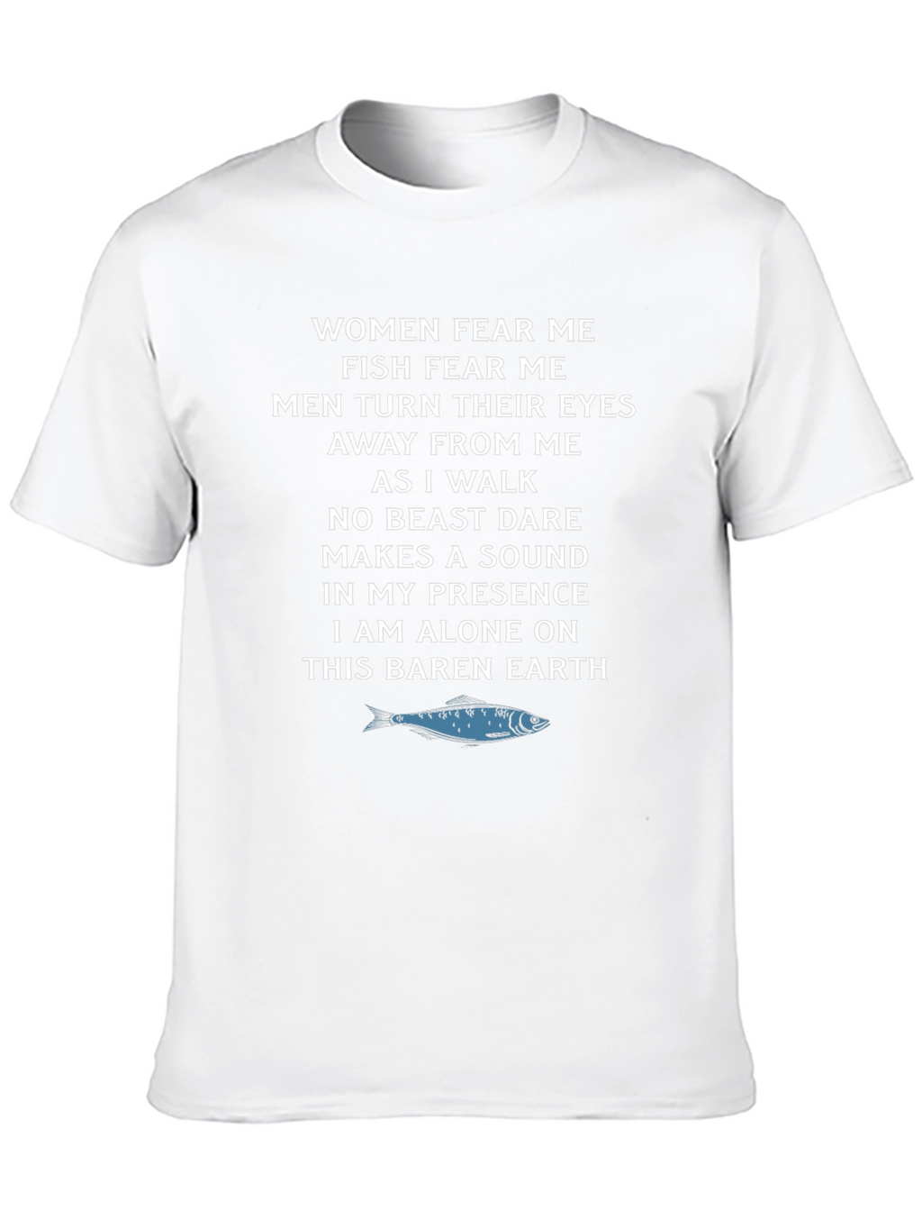Fear Me Graphic Tee - Sardine T-Shirt