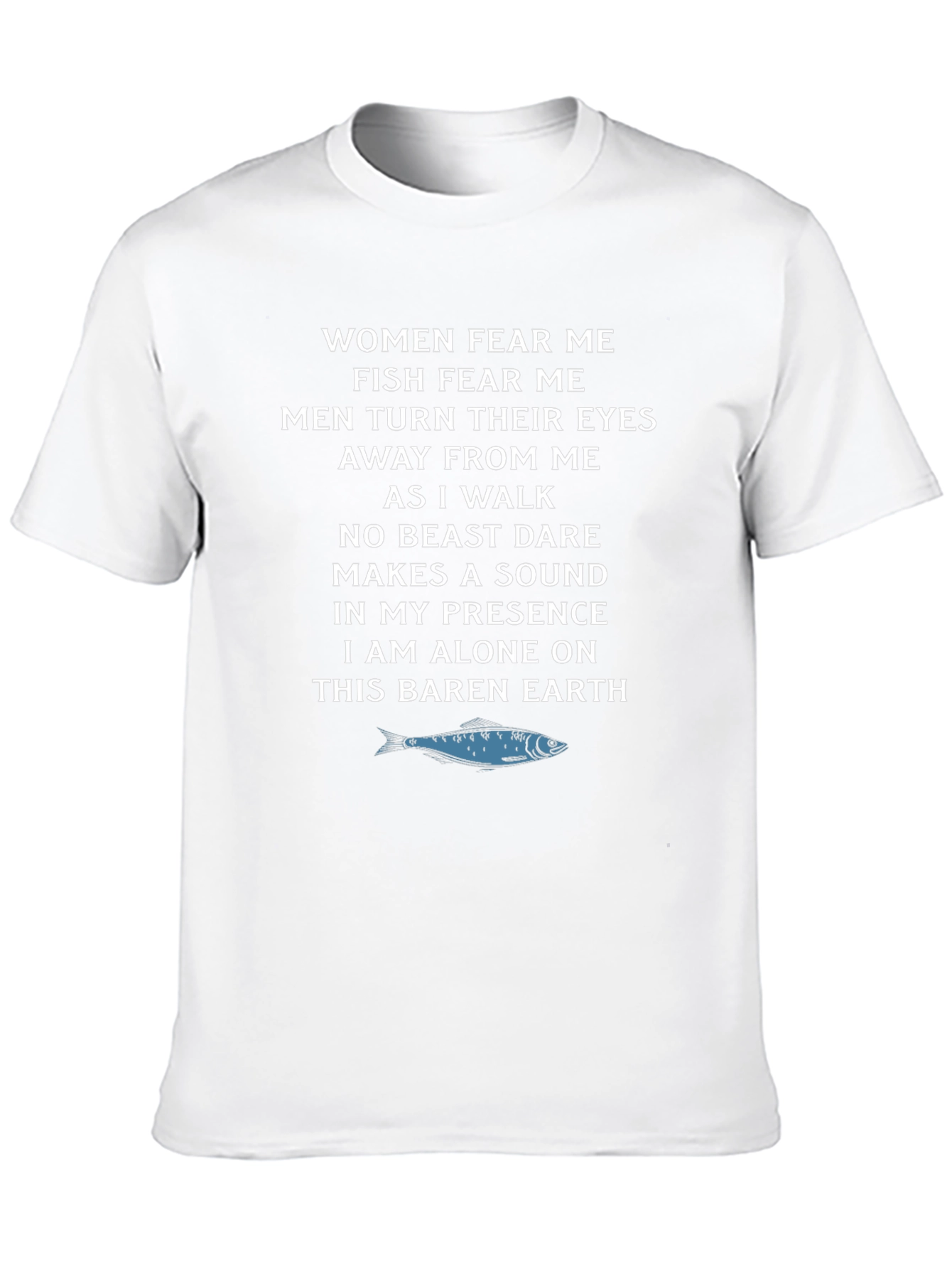 Fear Me Graphic Tee - Sardine T-Shirt