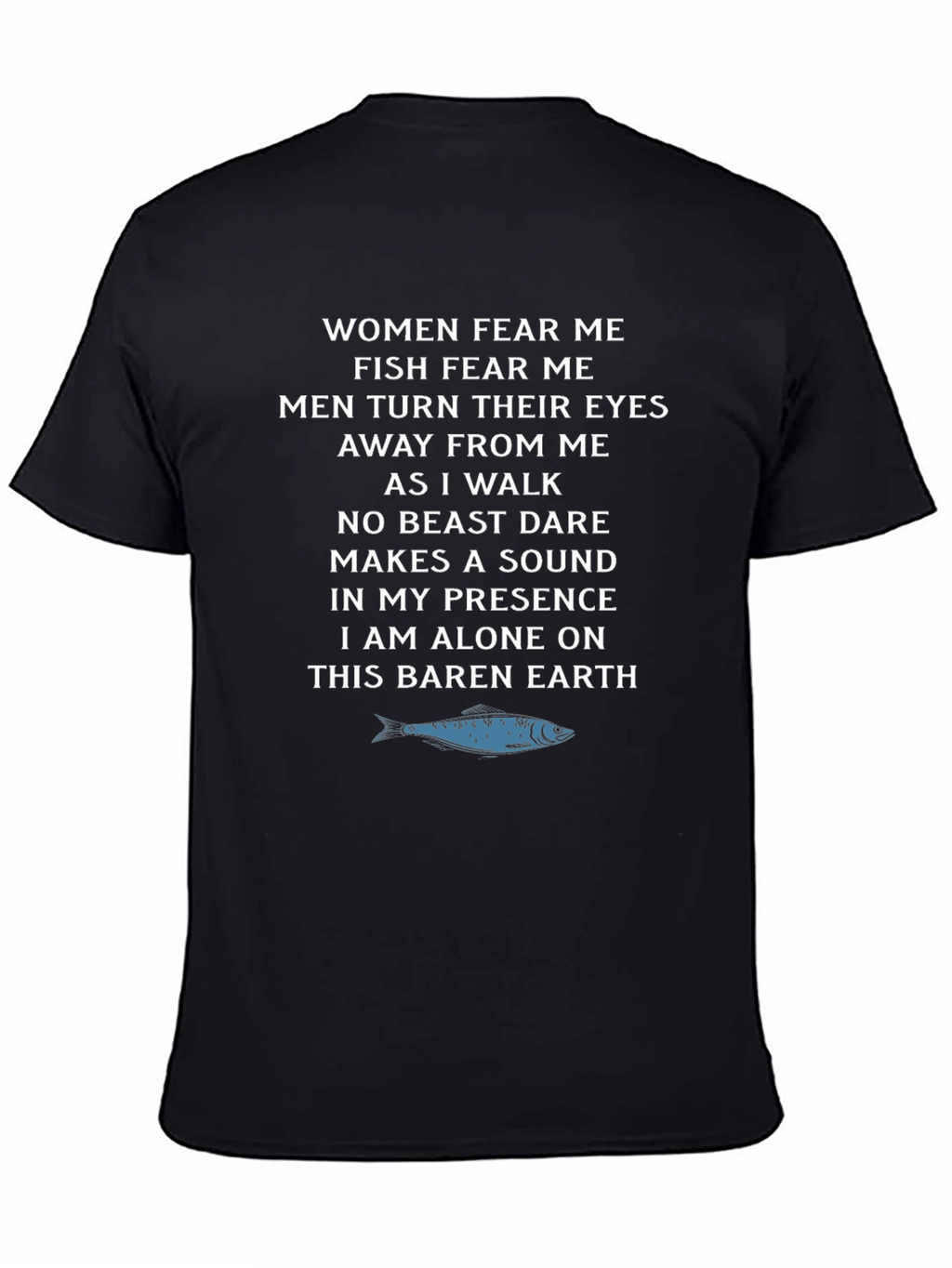 Fear Me Graphic Tee - Sardine T-Shirt
