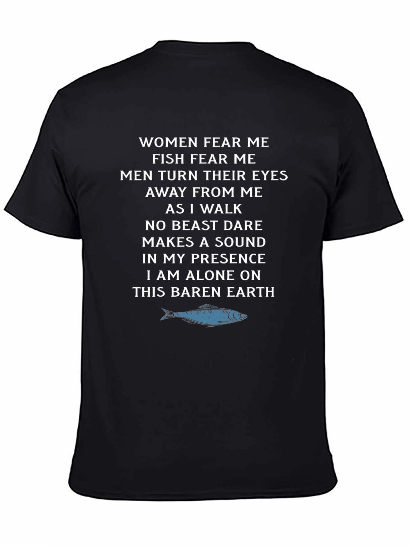 Fear Me Graphic Tee - Sardine T-Shirt