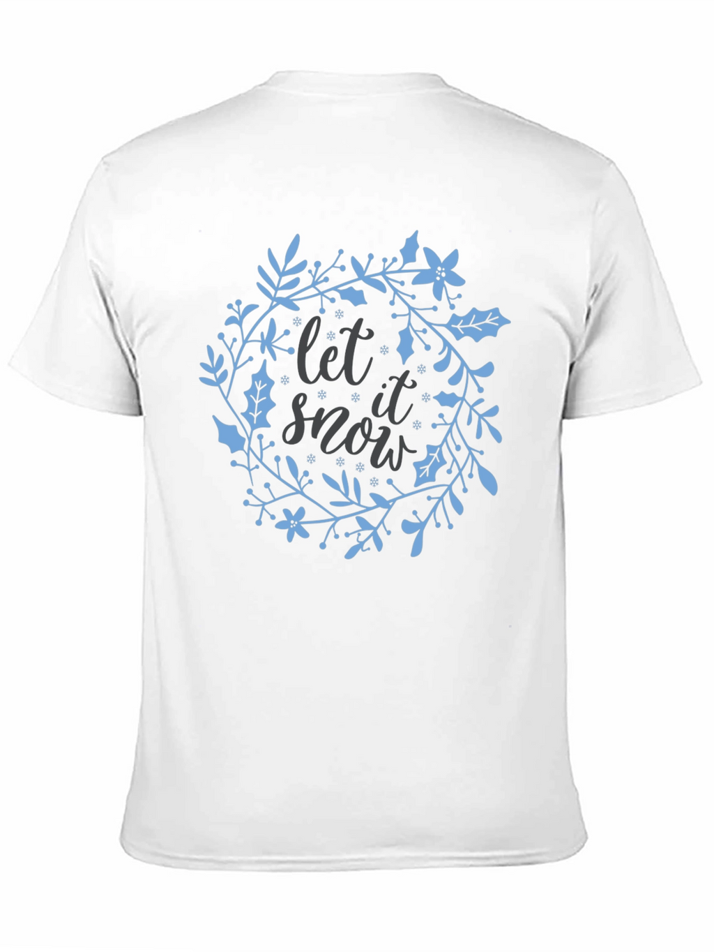 Festive Let it Snow Graphic Tee - Holiday Cheer
