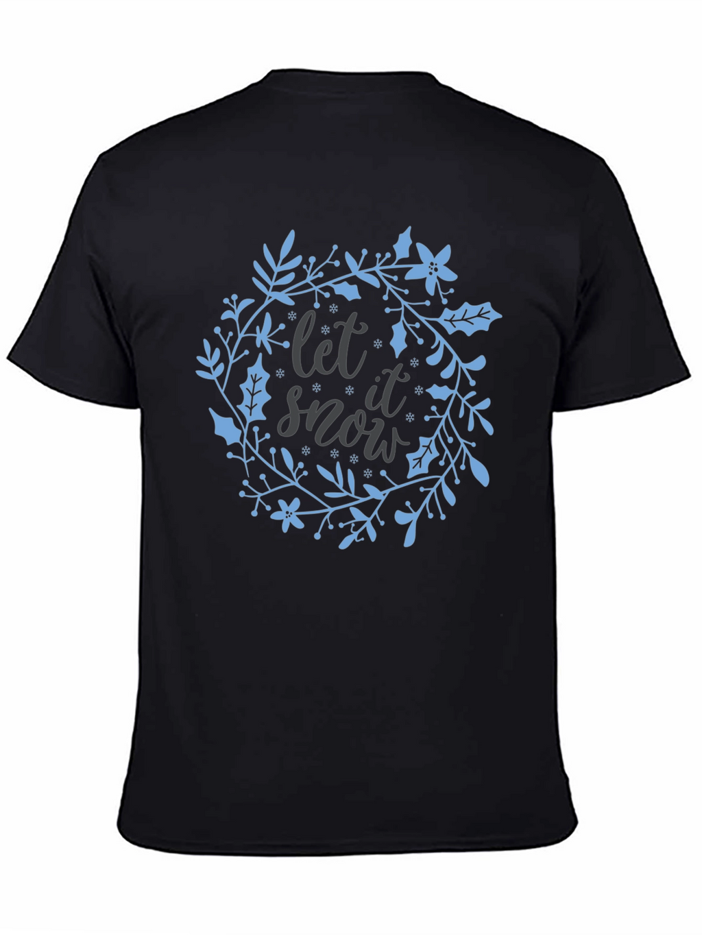 Festive Let it Snow Graphic Tee - Holiday Cheer