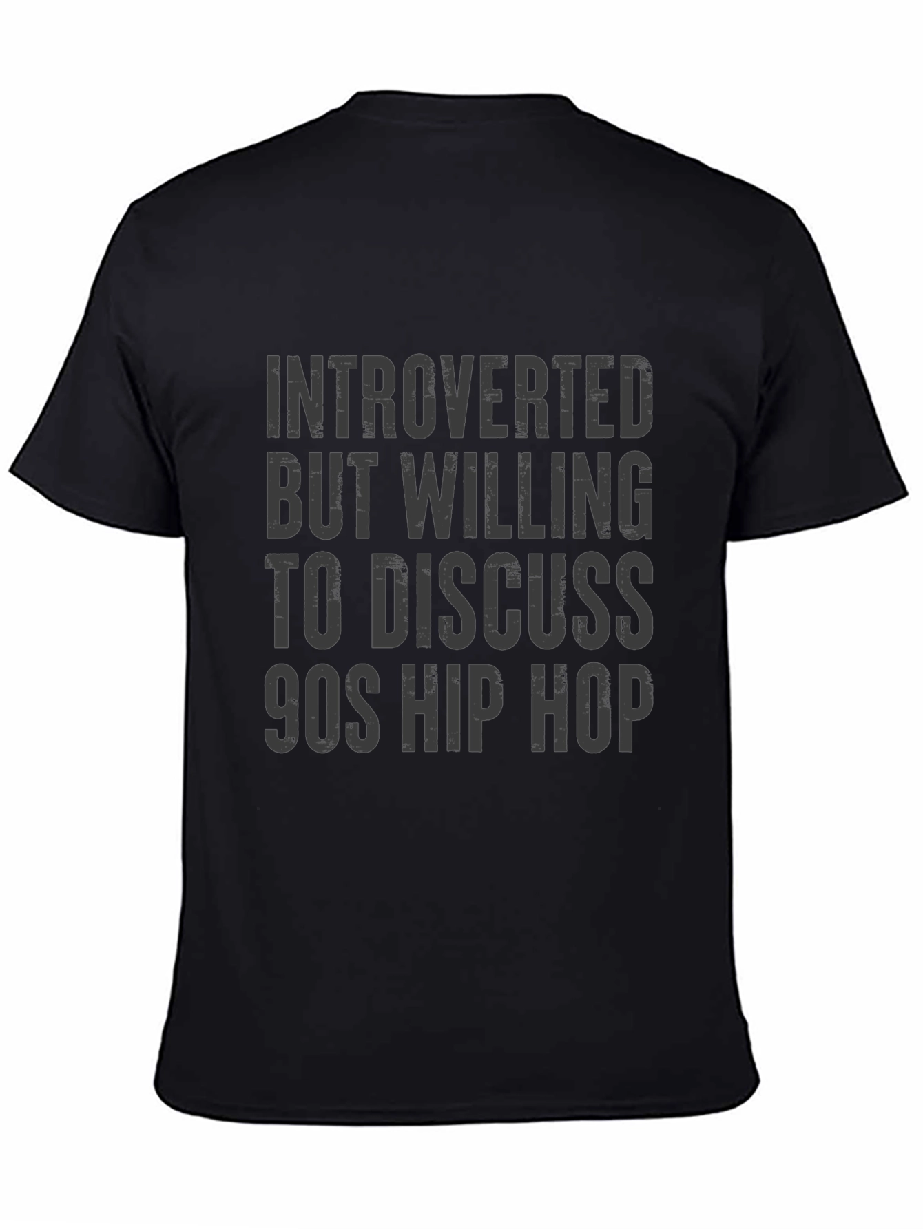 Introverted 90s Hip Hop Graphic T-Shirt