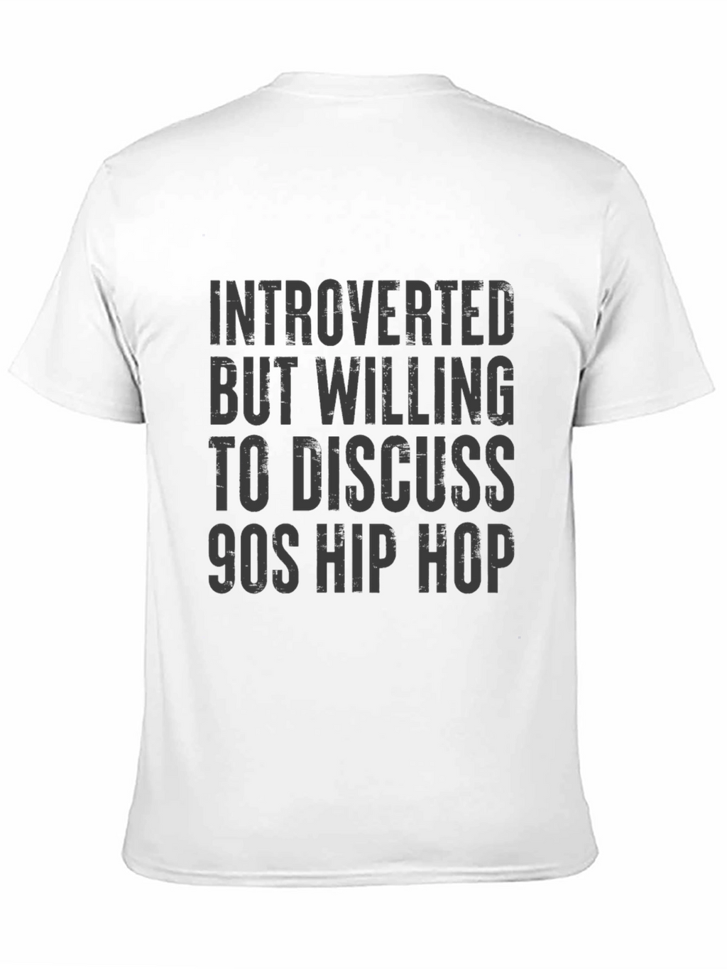 Introverted 90s Hip Hop Graphic T-Shirt