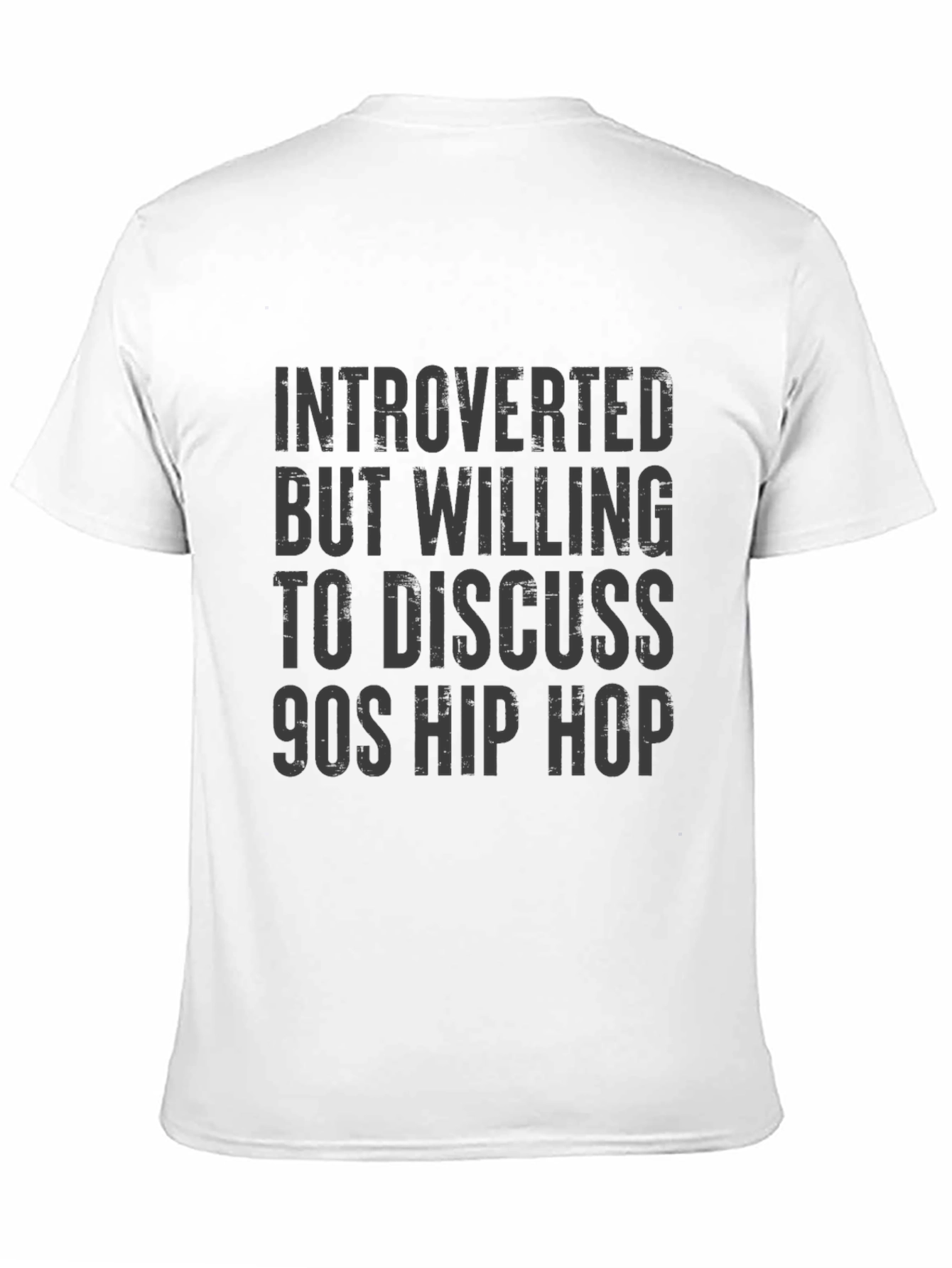 Introverted 90s Hip Hop Graphic T-Shirt